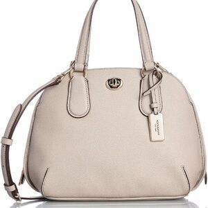 Coach Prince Street Mini Satchel gray Leather Handbag